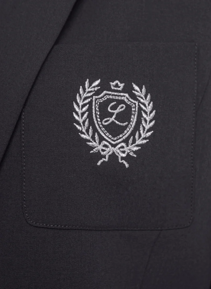 Lichi  Single-breasted jacket with pocket embroidery for Women | Best Price UAE